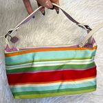 Coach y2k F40494 Hampton Stripped Mini Bag Purse Photo 1