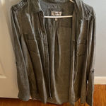 EXPRESS  Charcoal Casual Shirt Photo 0