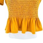 BCBGeneration Off the Shoulder Smocked Ruffle Top Photo 5