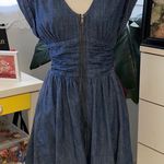 Candie's Candie’s chambray denim full zip dress.  Photo 0