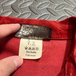 Vintage DA CAVANNA Red Suede Leather Button Up Shirt Jacket Women's Size L Size L Photo 3