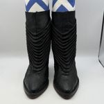 Free People  Woman's Sz 7.5 "Barleda"  Snake Skin Leather Ankle Boots EU 38 Photo 2