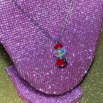 Bubblegum 3D Red Gumball Machine Necklace Multicolor Emo Scene Egirl Kawaii Gift Photo 3