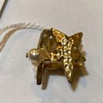 Christian Dior DIOR SEA GARDEN RING Gold-Finish Metal with a White Resin Pearl size M Photo 2