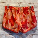 Adidas  running shorts lined orange elastic waist Photo 3