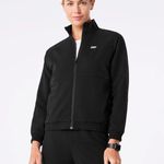 FIGS Sydney Scrub Jacket in Black, Size Medium Photo 0