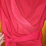 ZARA  woman Small red puffy sleeves mini dress Photo 5