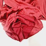 MORE TO COME Blaire Mini Dress in Wine Small Red Photo 4