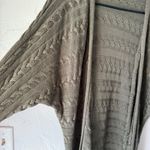 Ralph Lauren  Knit Cardigan Olive Green Long Sleeve‎ Open Front Sweater Academia Photo 3