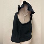 Marine layer  Black Textured Women's Top Photo 4