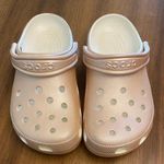 Crocs Classic Clog Blush Pink Rose Gold Women’s 7 Comfort Shoes Casual Photo 0