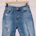 Vervet  Medium Wash Denim High Waisted Distressed Mom Jean size 26 Photo 2