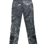 Soft Surroundings Y2K hip hugging acid wash floral embroidered rhinestone stretch skinny jeans 28 Photo 12