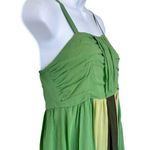 Chloé Chloe Vintage 6 Silk Green Baby doll Knee Length Sleeveless coquette Y2K Dress Photo 9