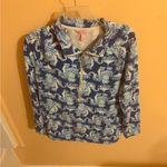 Lilly Pulitzer  Skipper Elephant Printed Popover Pullover Photo 1