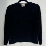 KHAITE  Black Long Sleeve Top Photo 0