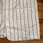 J.Jill  XL Linen Blend Striped Blazer‎ Jacket Long Sleeve Roll Tab Pockets fall Photo 3