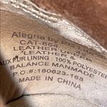 Alegria  by PG Lite Women’s Caiti Leather Floral Pattern Bronze Brown Ankle Boots Photo 9