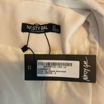 Nasty Gal NWT Tie Sleeve Oversized Blazer in Cream Size 2 Photo 6