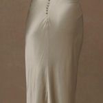 Meshki Dress - Esther Iridescent Satin Cowl Maxi Dress - Sage Photo 1