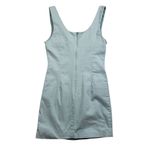 MABLE Anthropologie Slit Mini Dress Small Mint Green Sleevelees Photo 5