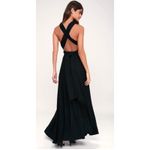 Akira Black Bobbie Convertible Infinity Maxi Dress L XL Photo 1