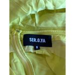 SER.O.YA Dalia Strapless Silk Maxi Dress Citric Womens Size Small Yellow Photo 10