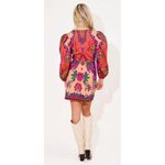 NEW Alden Adair Bridgette Dress Peacock Bloom Size Medium Purple Photo 3