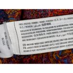 Abercrombie & Fitch  Blue Orange Red Yellow Floral Paisley Mini Dress Womens Sz M Photo 3