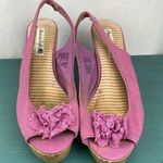 American Eagle sling back wedge sandals size 10 Photo 0