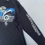 Delta Pro Weight Vintage Ghosts & Legends Of The Queen Mary Haunted Ship Black Graphic T-shirt Photo 3
