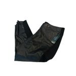 Ralph Lauren Lauren Women's Black Faux Leather Ponte Pants Sz 18W Plus NEW Photo 3