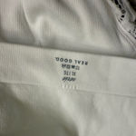 Aerie White Superchill Seamless Lace Trim Corset Tank Top Bralette - size XL Photo 3