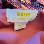Maeve by Anthropologie Pink Sequin Kara Popover Midi Dress Small Photo 5