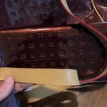 Arcadia Burgundy and Tan Satchel Set Brown Photo 2