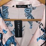 Tart Collections Tiger Printed Satin Pajamas Pink Size XL Photo 6