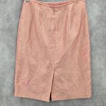 Kasper Pink Pencil Knee Length Suit Lined Metallic Evening Mauve Skirt Medium 10 Photo 1
