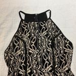 Necessary Objects  Black Cream Floral Mini Dress Size Small Photo 1