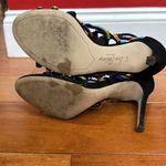 Sam Edelman  Strappy Beaded High Heel Black Sandals size 6.5 Photo 4