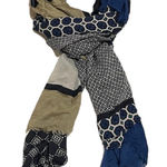 Ann Taylor Mixed Pattern Geometric Oblong Scarf/Shawl NWT Photo 0