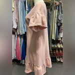 Loft  Pink Short Sleeves Dress. Photo 4