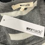 LAmade Charcoal and Cream Striped Sweater Tank Top Gray Photo 3