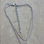 Silver Tone Crystal Alligator Double Anklet Ankle Photo 2