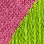 Lime Green and Hot Pink Combo Mismatched Sweater M Size M Photo 2