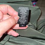 A Byer A. Byer Olive Green Studded‎ Collar Button Down Dress Size M Photo 7