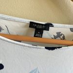 Ann Taylor SHORT SLEEVE DRESS WOMENS SIZE XL BLUE FLORAL PRINT Photo 2