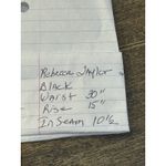 Rebecca Taylor Black Wide Leg Shorts Size 8 Wool 50's 60's Wrap Skort Walking Photo 10