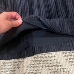 J.O.A. Blue Flare Sleeve Off The Shoulder Velvet Pleated Top Blouse Photo 5