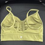 Lululemon  Nulu Front Gather Yoga Bra Light Support B/C Cup Sz8 Bronze Green Photo 5