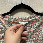 JODIFL  Pullover Sweater Multicolor Knitted Crew Neck Stretch Sz M Photo 6